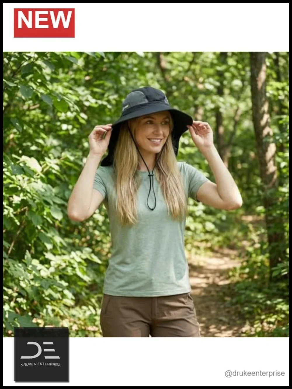 Quick-Dry Foldable Wide Brim UPF 50+ Sun Hat with Neck Flap